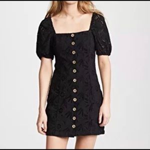 Free People Daniella Dress in Black